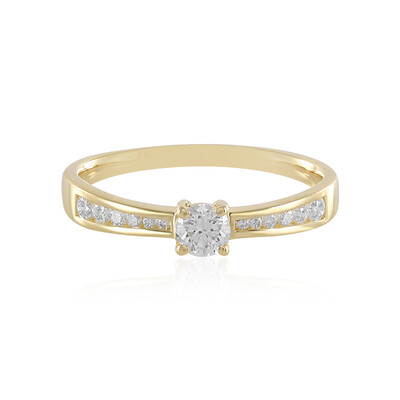 Bague en or et Diamant Flawless (F) (LUCENT DIAMONDS)