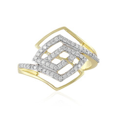 Bague en or et Diamant Flawless (F) (LUCENT DIAMONDS)