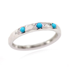 Bague en argent et Turquoise Sleeping Beauty (Faszination Türkis)