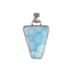 Pendentif en argent et Larimar