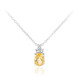 Collier en argent et Citrine