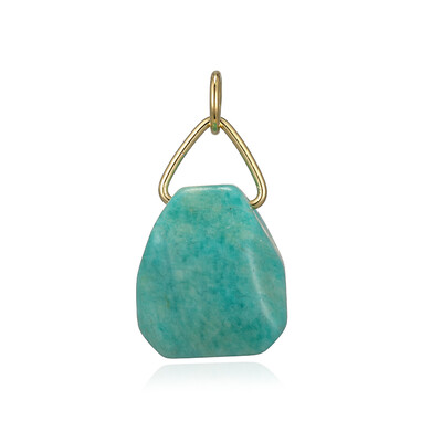 Pendentif en argent et Amazonite (MONOSONO COLLECTION)