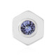 Pendentif en argent et Tanzanite (MONOSONO COLLECTION)