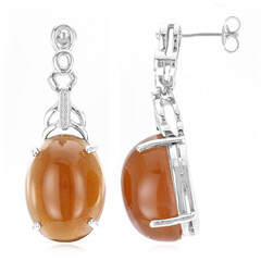 Boucles d'oreilles en argent et Aragonite de Capillitas