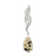 Pendentif en argent et Jaspe Dalmatien