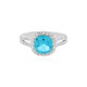 Bague en argent et Topaze Paraiba