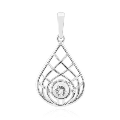 Pendentif en argent et Quartz Herkimer (Pallanova)