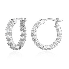 Boucles d'oreilles en argent et Zircon