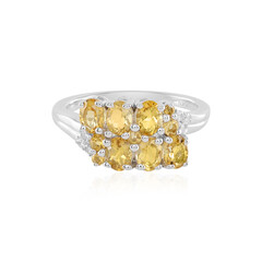 Bague en argent et Citrine