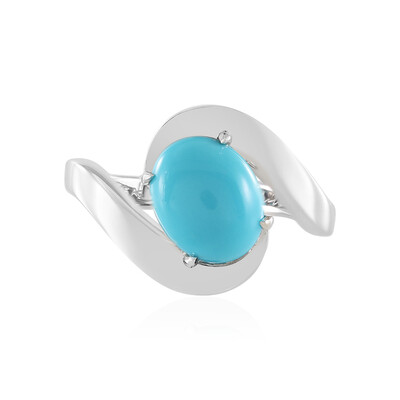 Bague en argent et Turquoise Sleeping Beauty (de Melo)