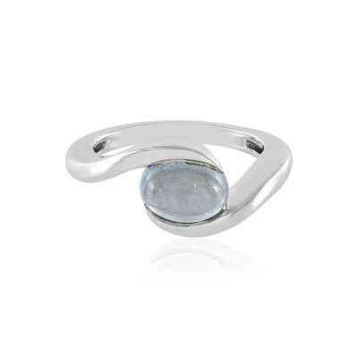 Bague en argent et Aigue-marine Ofiki