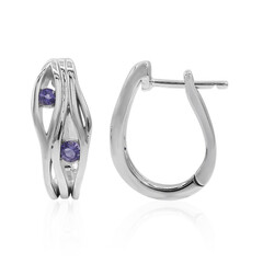 Boucles d'oreilles en argent et Iolite (TPC)