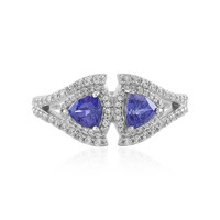 Bague en argent et Tanzanite