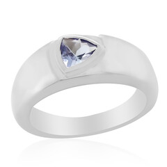 Bague en argent et Tanzanite non chauffée