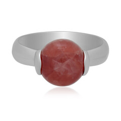 Bague en argent et Rhodochrosite