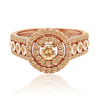 Bague en or et Diamant rose de France SI1 d'Argyle 