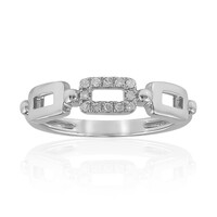 Bague en argent et Diamant I2 (H)