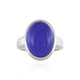 Bague en argent et Calcédoine bleue