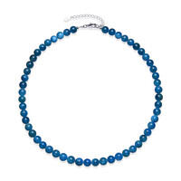 Collier en argent et Apatite bleue