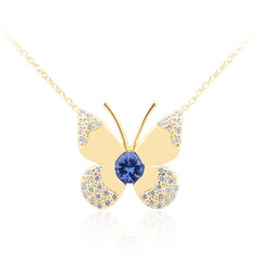 Collier en or et Tanzanite AAA (de Melo)