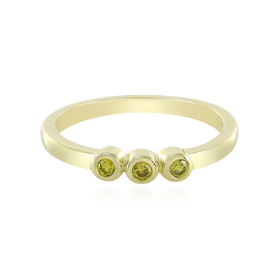 Bague en or et Diamant jaune I4