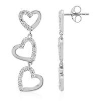 Boucles d'oreilles en argent et Zircon