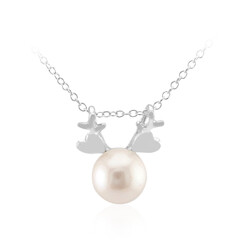 Collier en argent et Perle blanche de culture d'eau douce