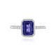 Bague en argent et Tanzanite