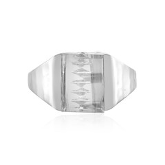 Bague en argent et Quartz blanc