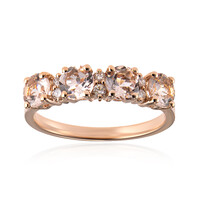 Bague en or et Morganite AAA