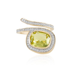 Bague en or et Quartz de l'Ouro Verde (SUHANA)