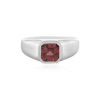 Bague en argent et Zircon rose