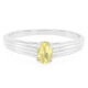 Bague en argent et Béryl jaune