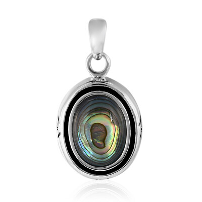 Pendentif en argent et Coquillage d'Abalone (Art of Nature)