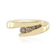 Bague en argent et Diamant champagne I3