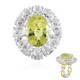 Bague en argent et Quartz de l'Ouro Verde (Gems en Vogue)