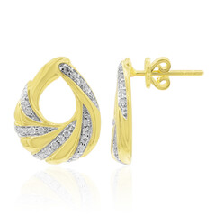 Boucles d'oreilles en or et Diamant SI1 (G)