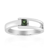 Bague en argent et Tourmaline verte du Brésil (Pallanova)