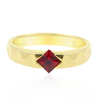 Bague en or et Spinelle rouge de Birmanie (de Melo)