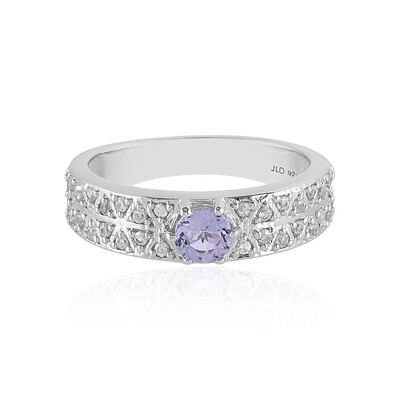 Bague en argent et Tanzanite non chauffée