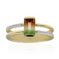 Bague en or et Tourmaline multicolore