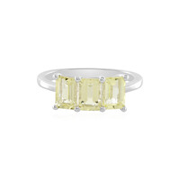 Bague en argent et Quartz citron