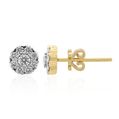 Boucles d'oreilles en or et Diamant VVS1 (G)