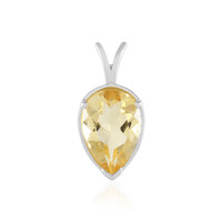 Pendentif en argent et Citrine