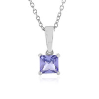 Collier en argent et Tanzanite