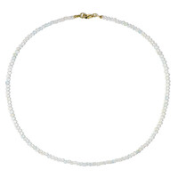 Collier en argent et Topaze blanche