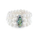 Bracelet en argent et Coquillage d'Abalone (Dallas Prince Designs)