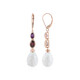 Boucles d'oreilles en or et Quartz blanc (KM by Juwelo)