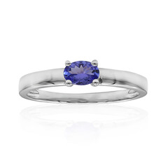 Bague en platine et Tanzanite AAA