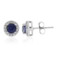 Boucles d'oreilles en argent et Kyanite